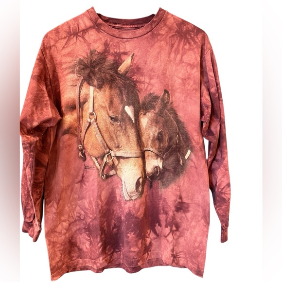 The Mountain Tops - The Mountain Horses 2009 Long Sleeve Tee Shirt Size M